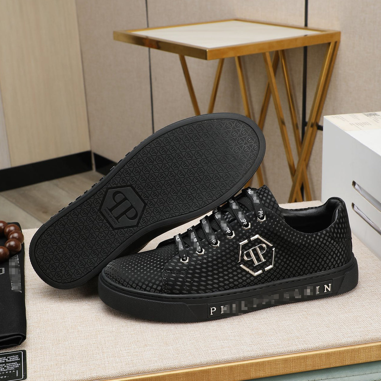 New-PP Leather casual shoes