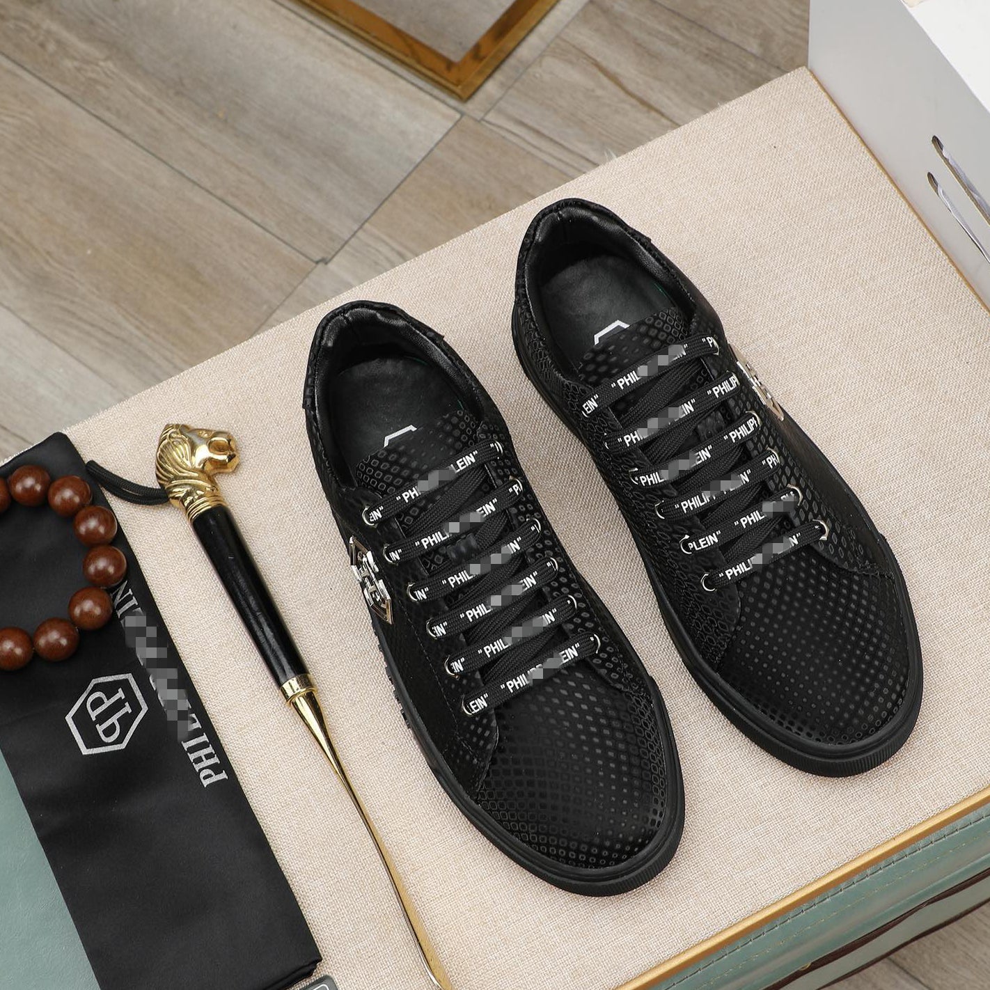New-PP Leather casual shoes