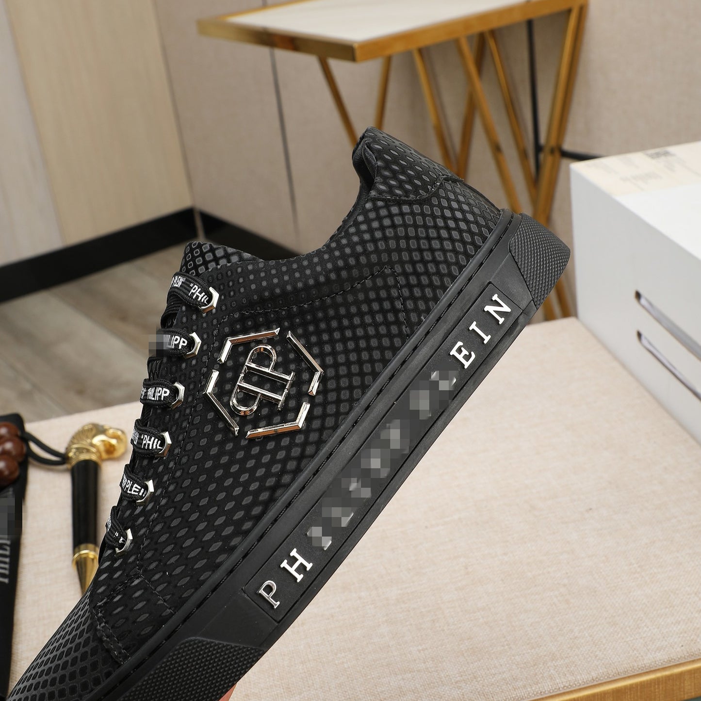 New-PP Leather casual shoes