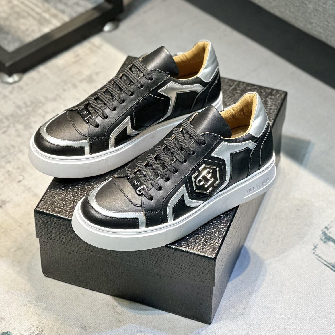 New-PP Casual leather shoes