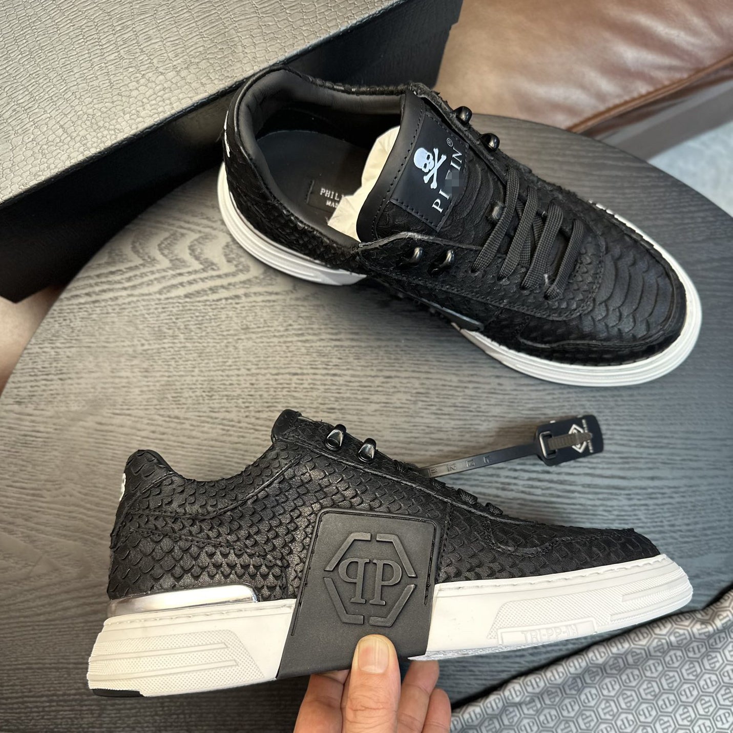 New-PP Leather casual shoes