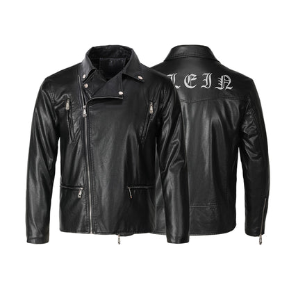 New-PP 6982 Padded leather jacket