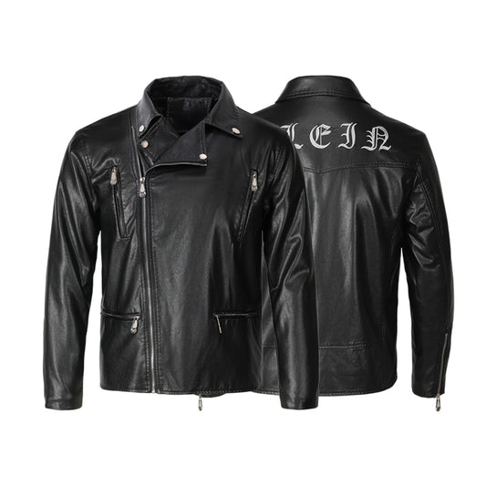 New-PP 6982 Padded leather jacket