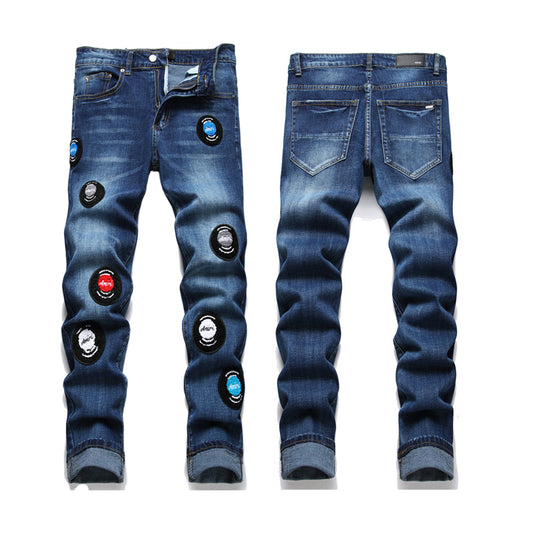 New-PP Skull jeans