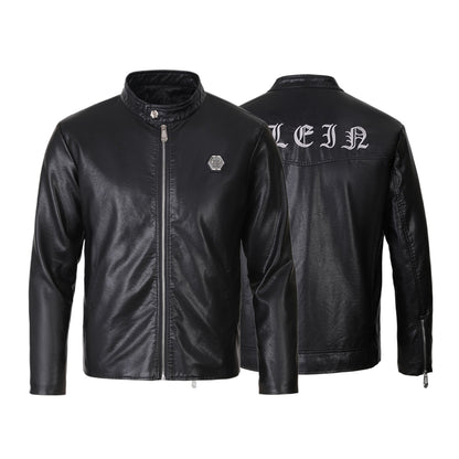 New-PP 6980 Padded leather jacket