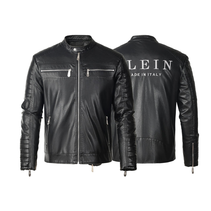 New-PP 6981 Padded leather jacket
