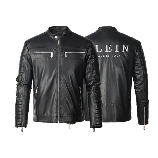 New-PP 6981 Padded leather jacket