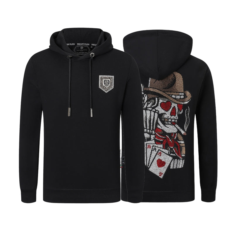 New-PP 8679 Skull Hoodie