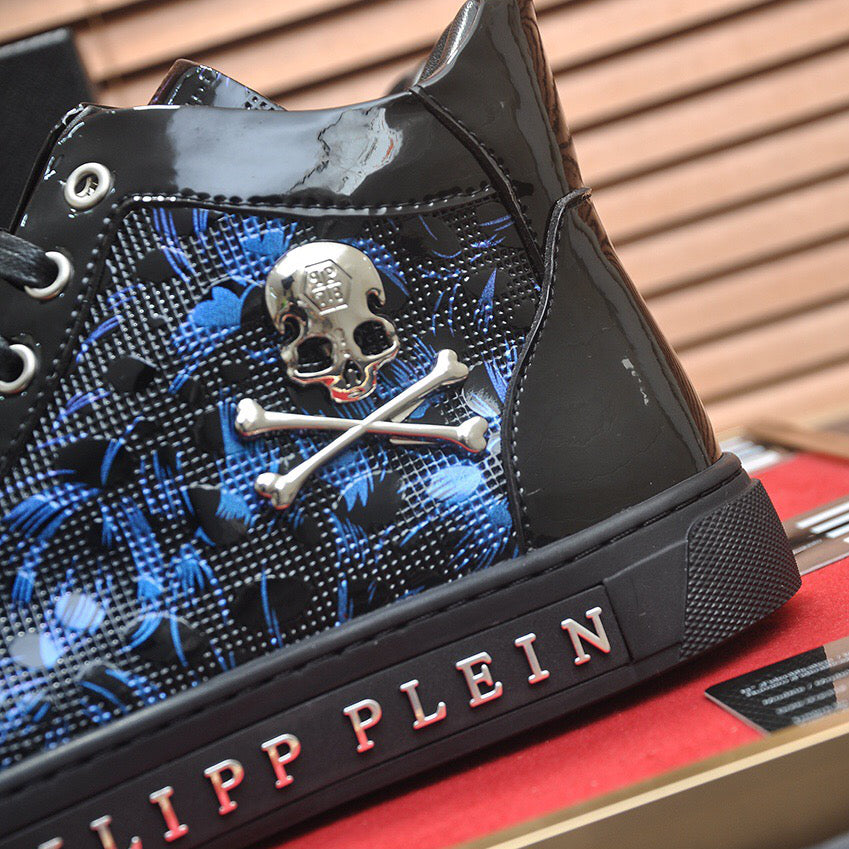 New-PP High top Leather shoes