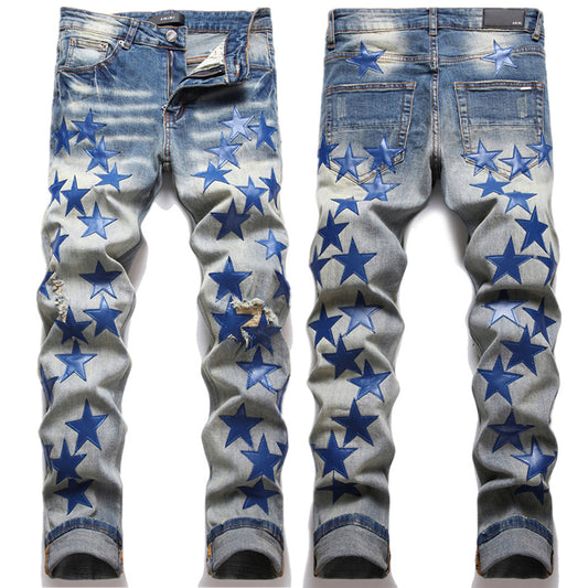 New-PP Skull jeans