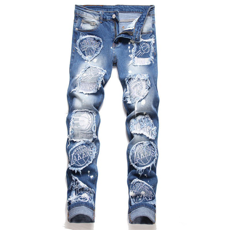New-PP Skull jeans
