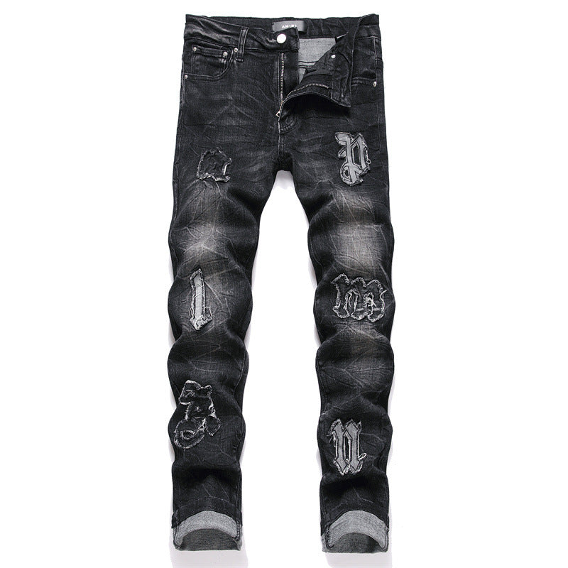 New-PP Skull jeans