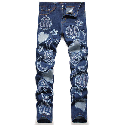 New-PP Skull jeans