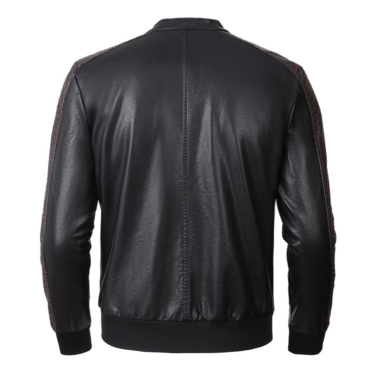 New-PP 6979 Padded leather jacket