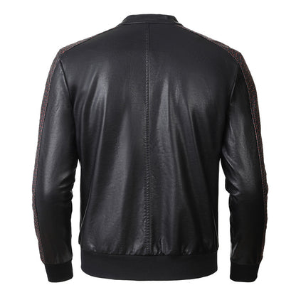 New-PP 6979 Padded leather jacket