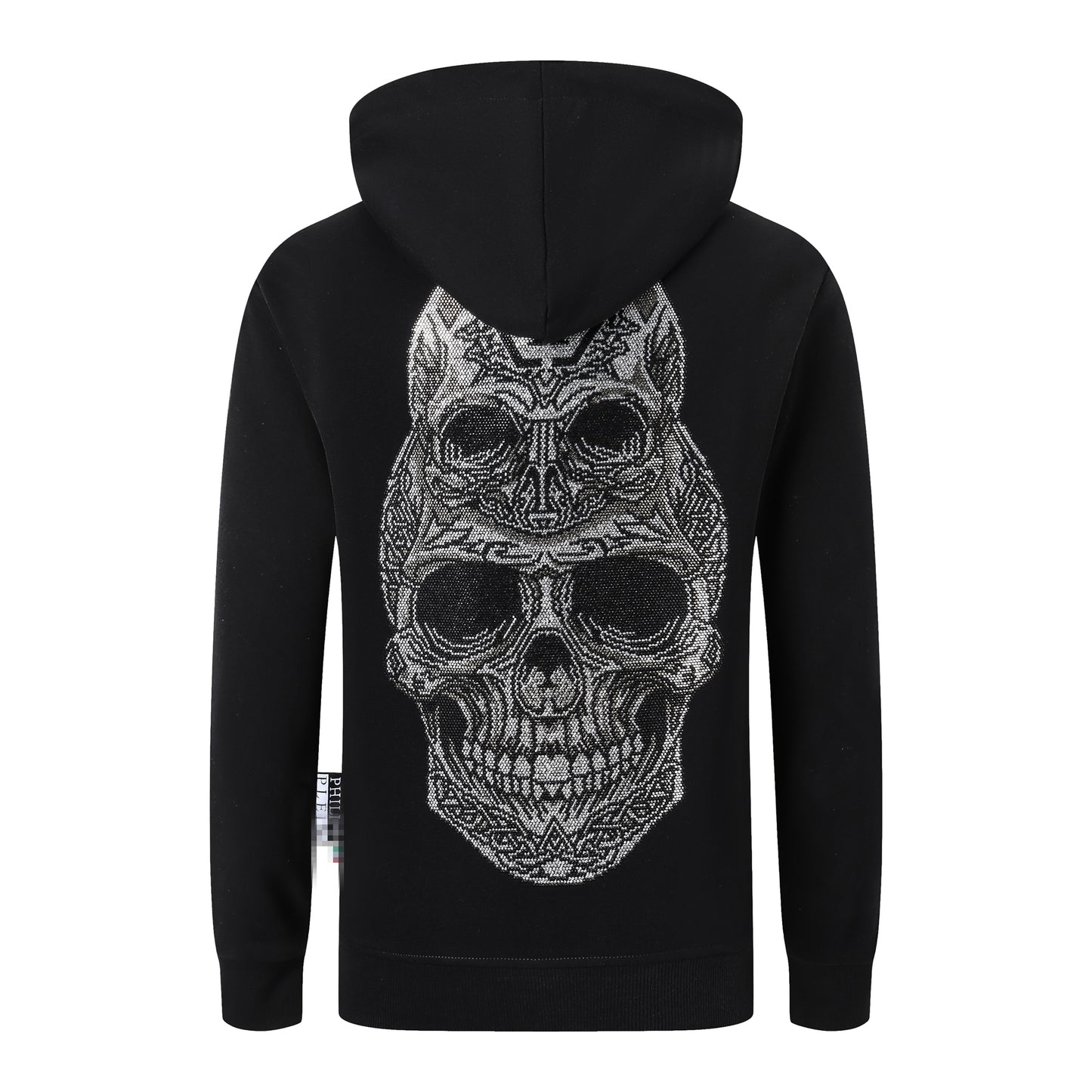 New-PP 8678 skull Diamonds Hoodie