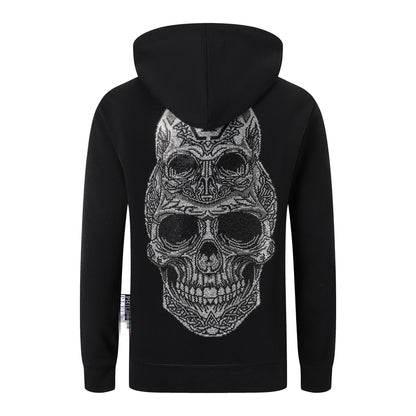 New-PP 8678 skull Diamonds Hoodie