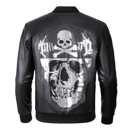 New-PP 6977 Padded leather jacket