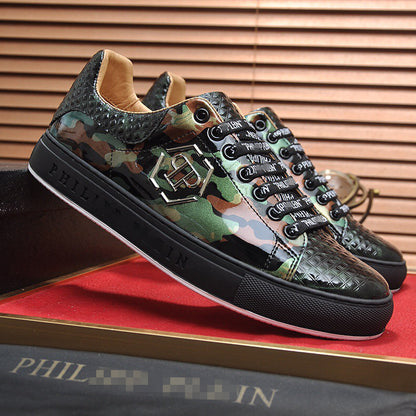 New-PP Leather casual shoes
