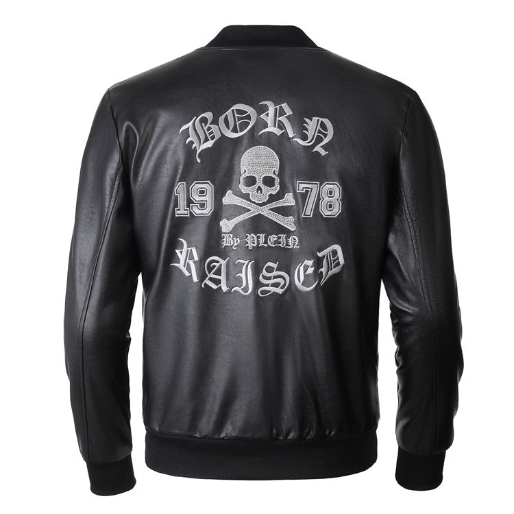 New-PP 6978 Padded leather jacket