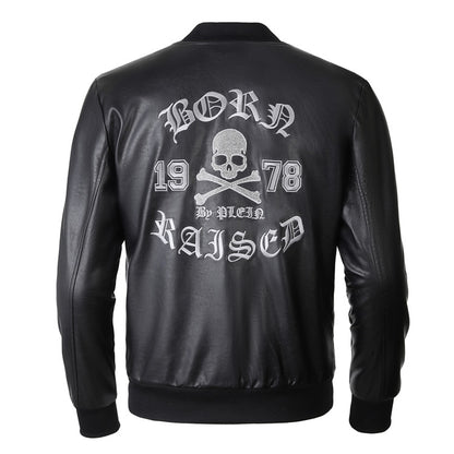 New-PP 6978 Padded leather jacket