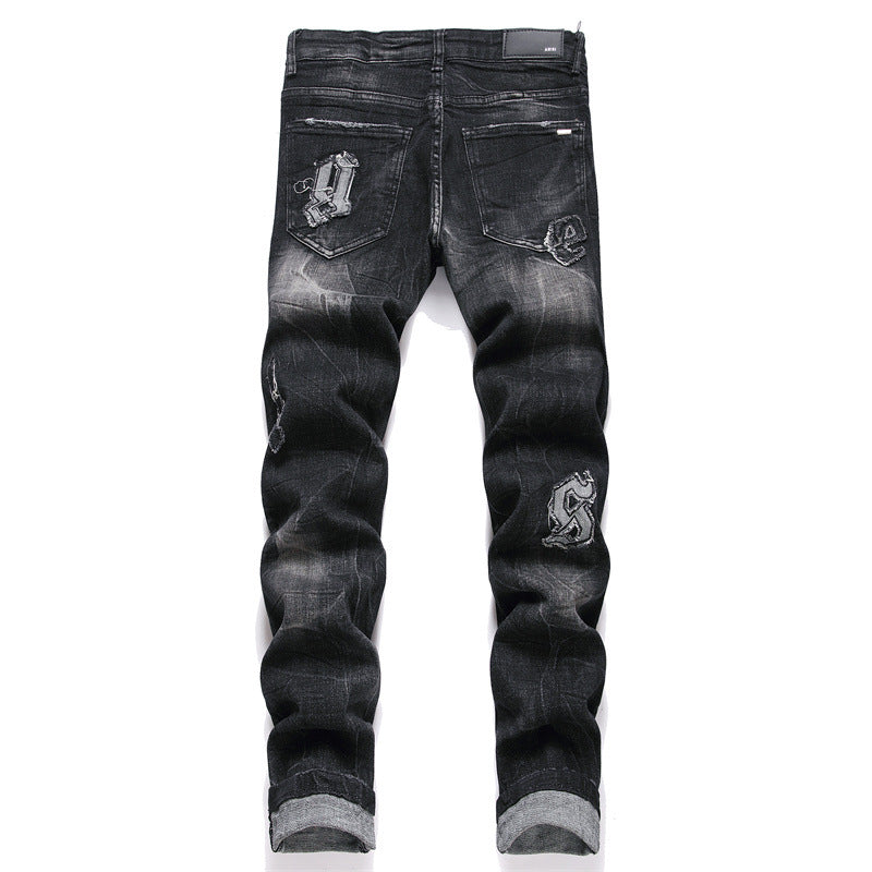 New-PP Skull jeans