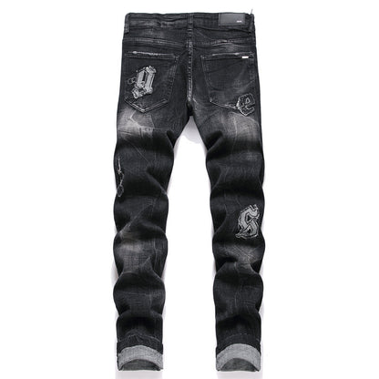 New-PP Skull jeans
