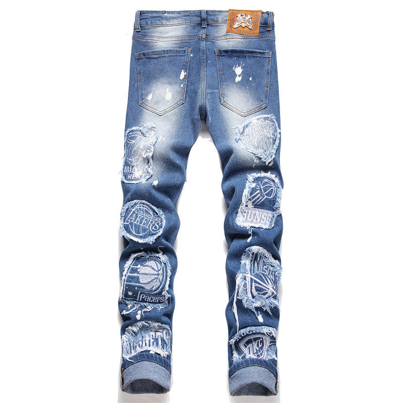 New-PP Skull jeans