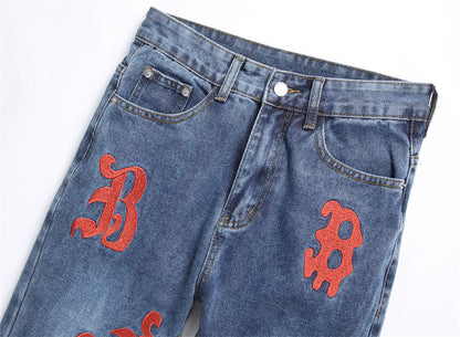 New-PP Skull jeans