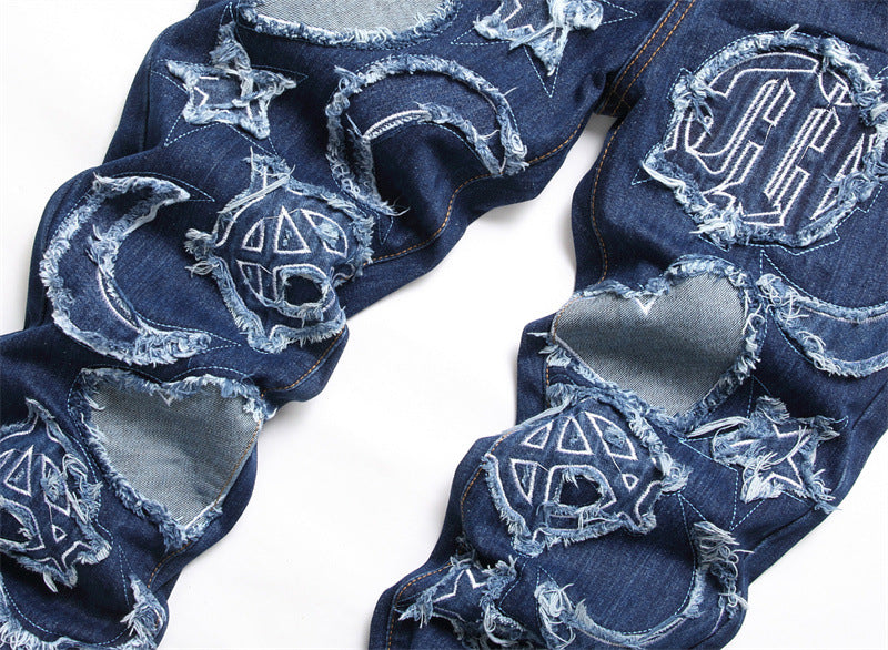 New-PP Skull jeans
