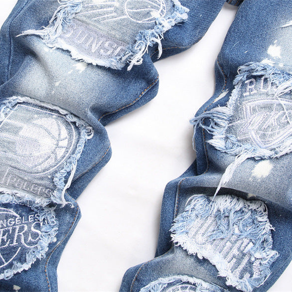 New-PP Skull jeans