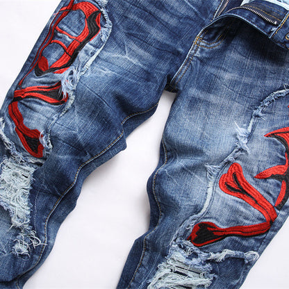 New-PP Skull jeans