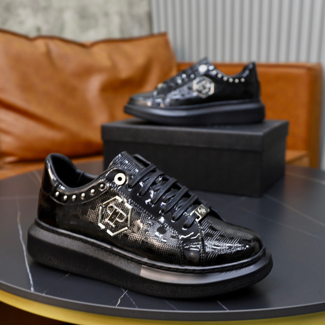 New-PP Leather casual shoes