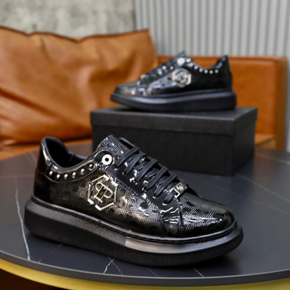 New-PP Leather casual shoes