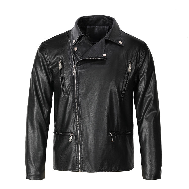 New-PP 6982 Padded leather jacket