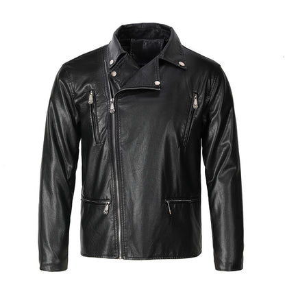New-PP 6982 Padded leather jacket