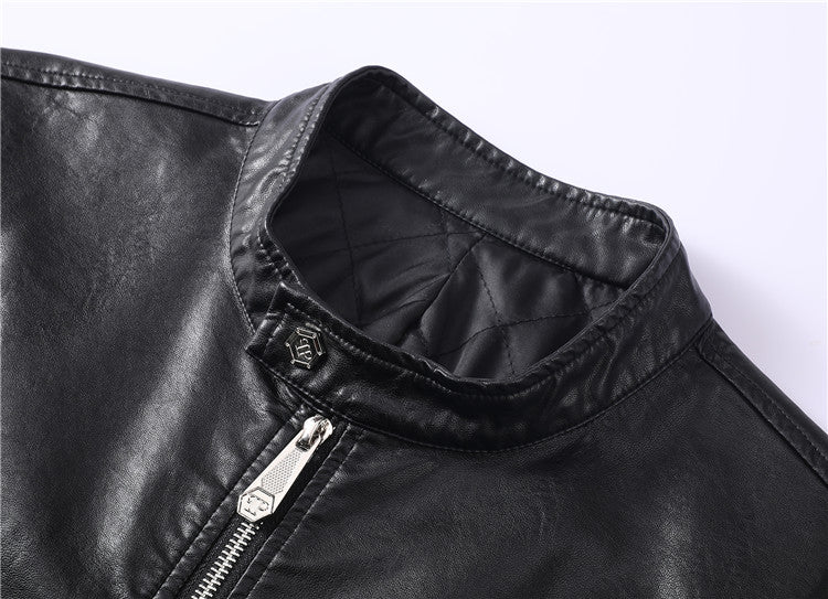 New-PP 6980 Padded leather jacket