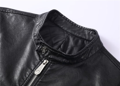 New-PP 6980 Padded leather jacket