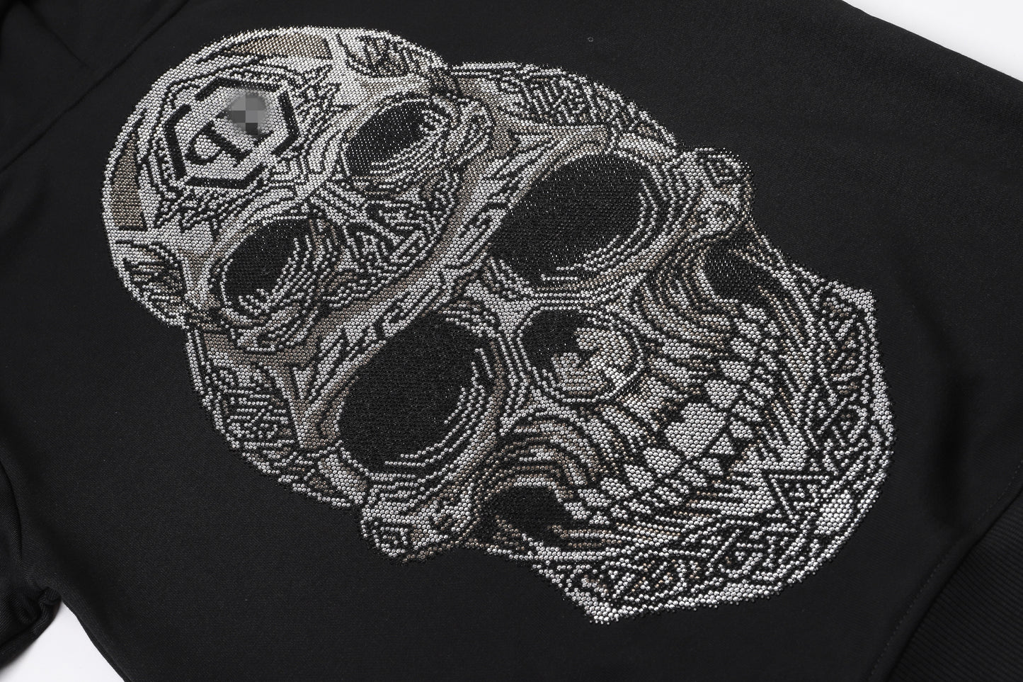 New-PP 8678 skull Diamonds Hoodie