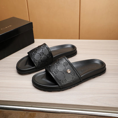 New-PP Leather slippers