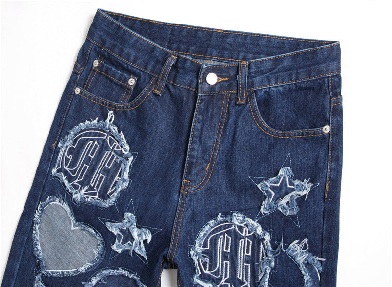 New-PP Skull jeans