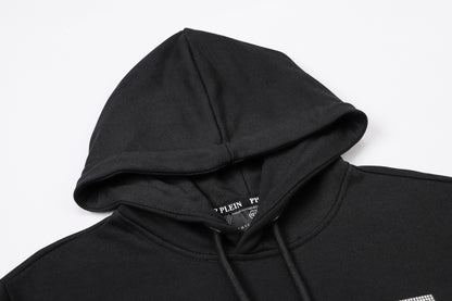New-PP 8677 skull Diamonds Hoodie