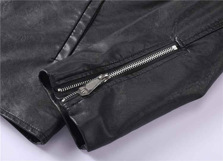 New-PP 6980 Padded leather jacket