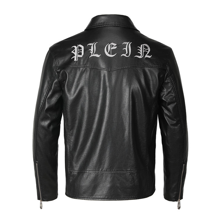 New-PP 6982 Padded leather jacket
