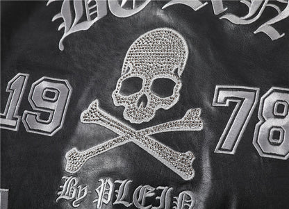 New-PP 6978 Padded leather jacket