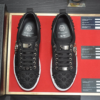 New-PP Casual leather shoes