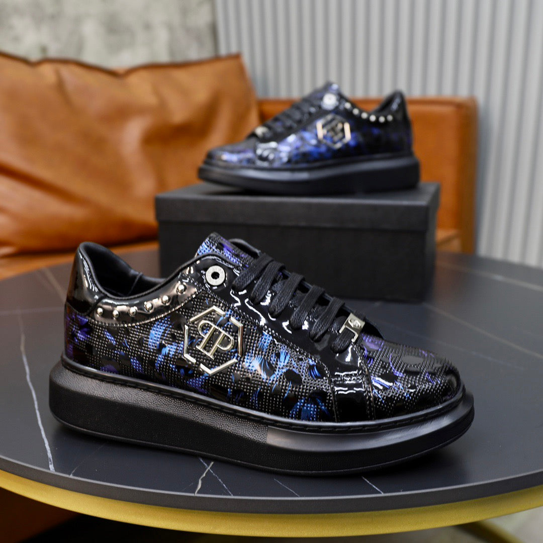 New-PP Leather casual shoes