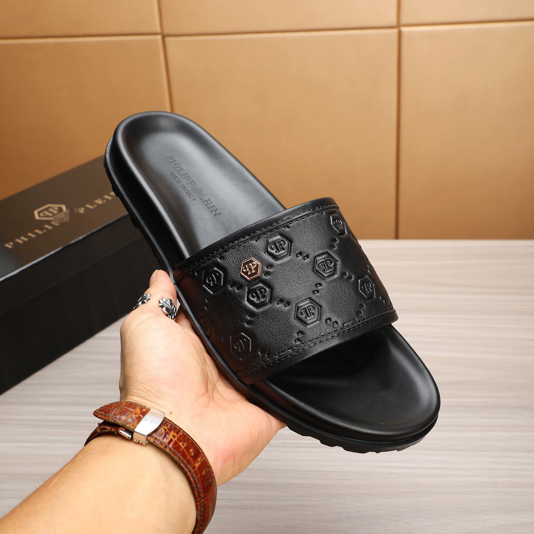 New-PP Leather slippers