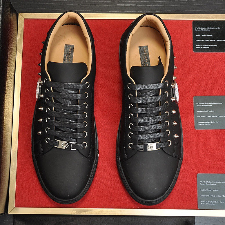 New-PP Leather casual shoes