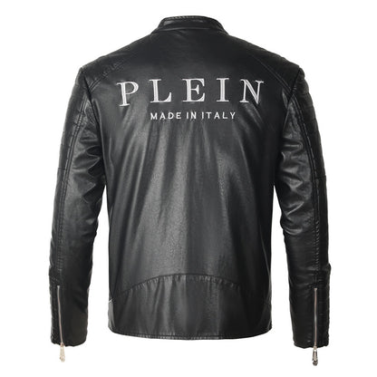 New-PP 6981 Padded leather jacket